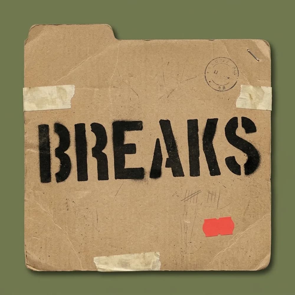 Brick & Dust cover art, Boom Bap & Lo-Fi Drum Kit